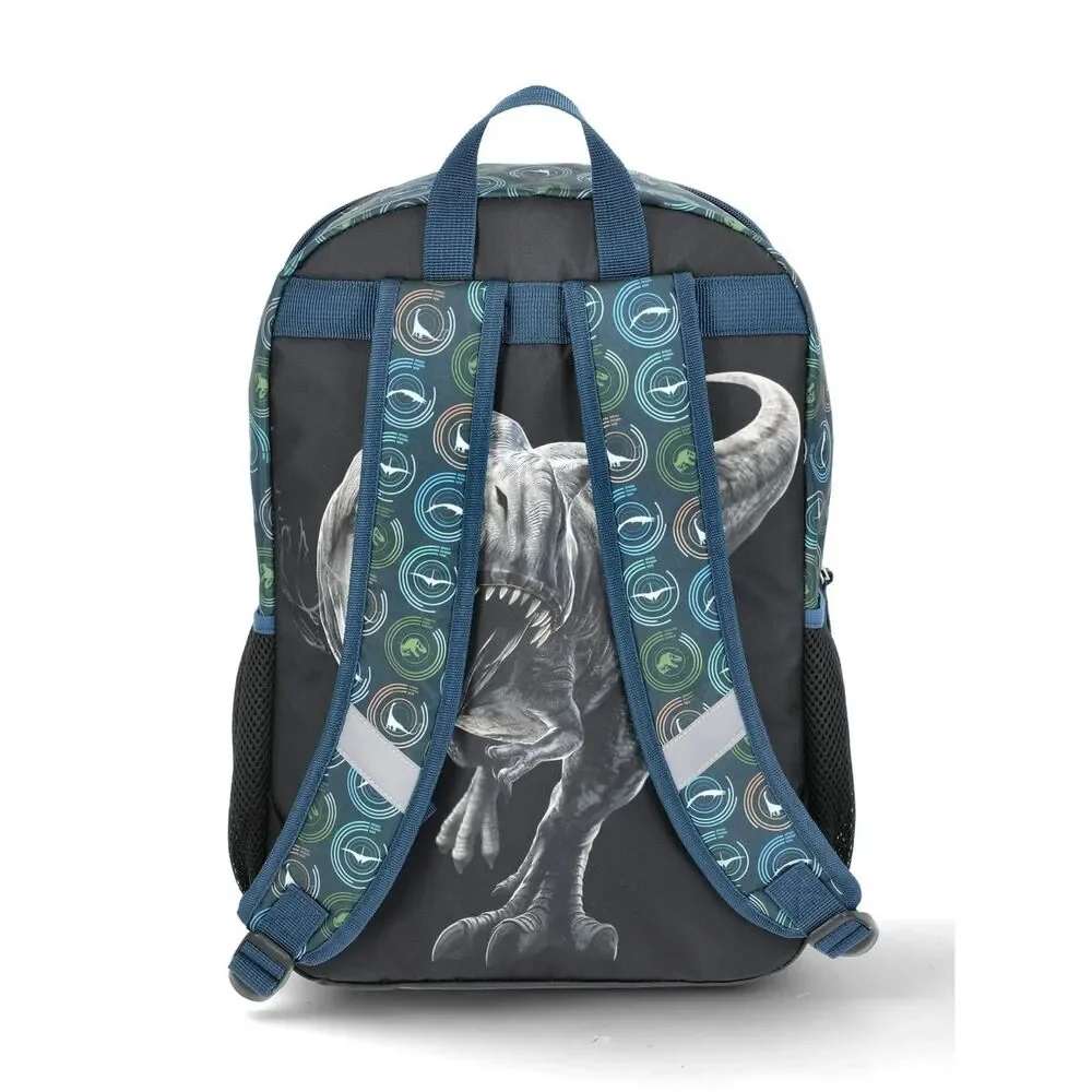 Universal Jurassic World Roar Some 17in TRex Graphic Backpack with 3D Cone Spike